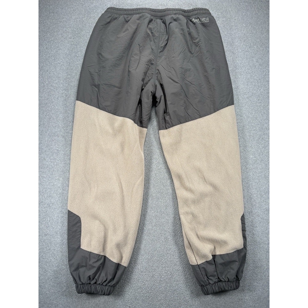 HOWL Supply Mens Polar Fleece Heavyweight Sweatpants Jogger Cream Gray